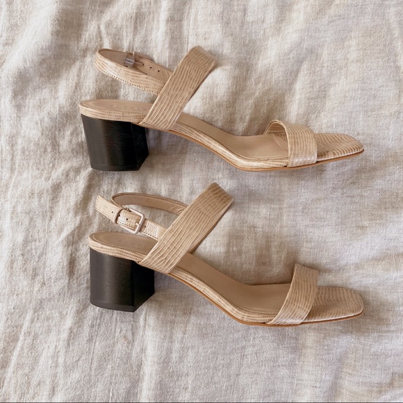 Everlane Shoes - Everlane Double Strap Block Heel Sandal